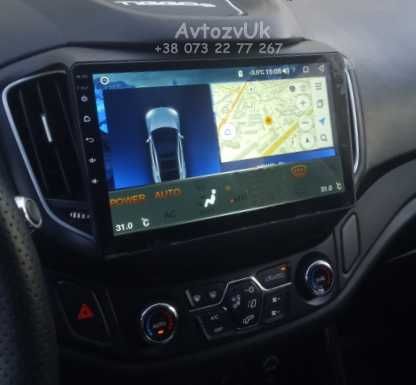 Магнитола TIGGO 5 Chery Тигго 7 GPS USB 2 дин Tesla CarPlay Android 13