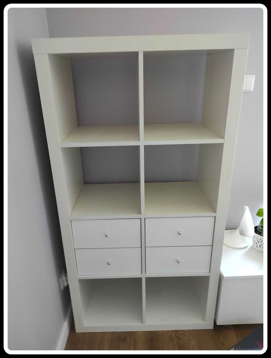 IKEA regał - szafka z szufladami kallax biały