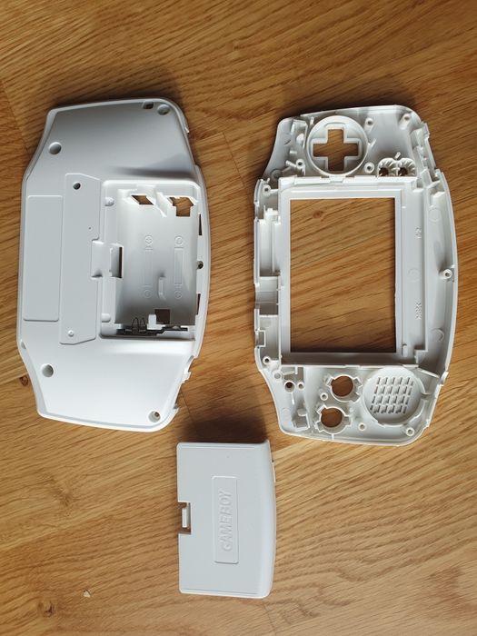Obudowa Gameboy Advance biała GBA przyciski membrany