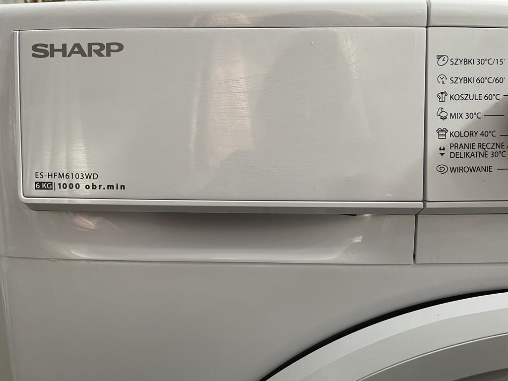 Pralka Sharp ES-HFA6103WD-PL Slim 6kg 1000obr/min