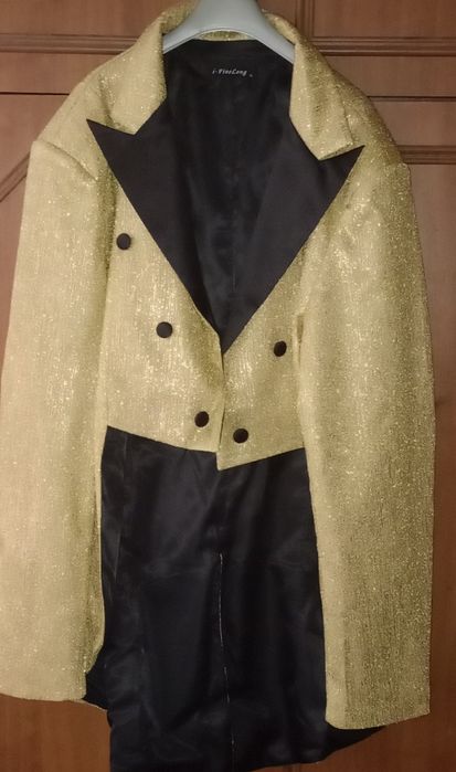 Фрачний піджак золотого кольору новий
