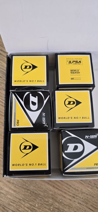 Piłki do squash Dunlop 2 kropki /6 szt/