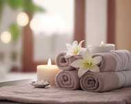Massagem para relaxar.