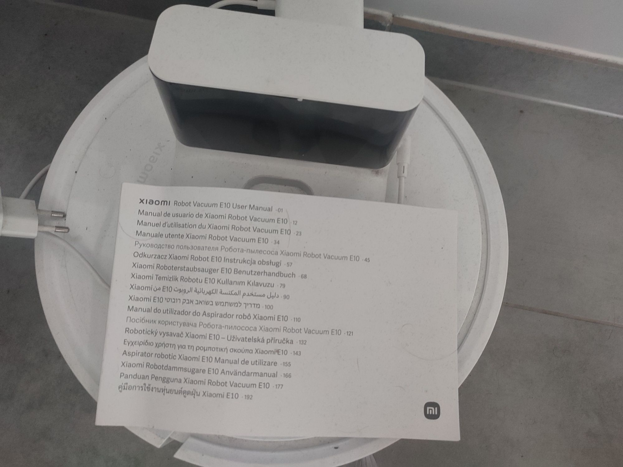 xiaomi robot vacuum e10