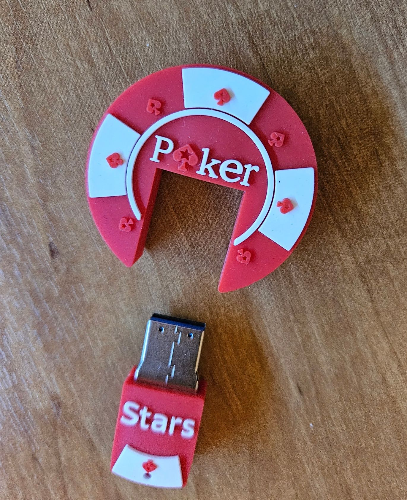Pendrive żeton Poker czerwony