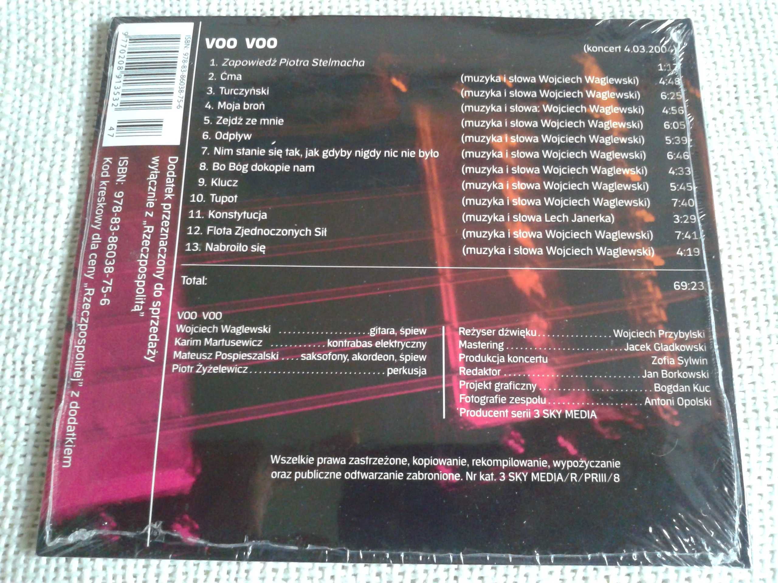 Voo Voo, Trójka Live!  CD