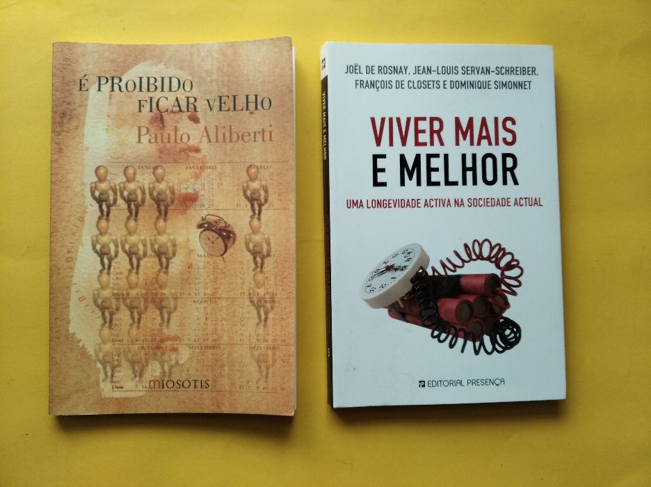 Livros sobre saúde e envelhecimento e mudanças na vida