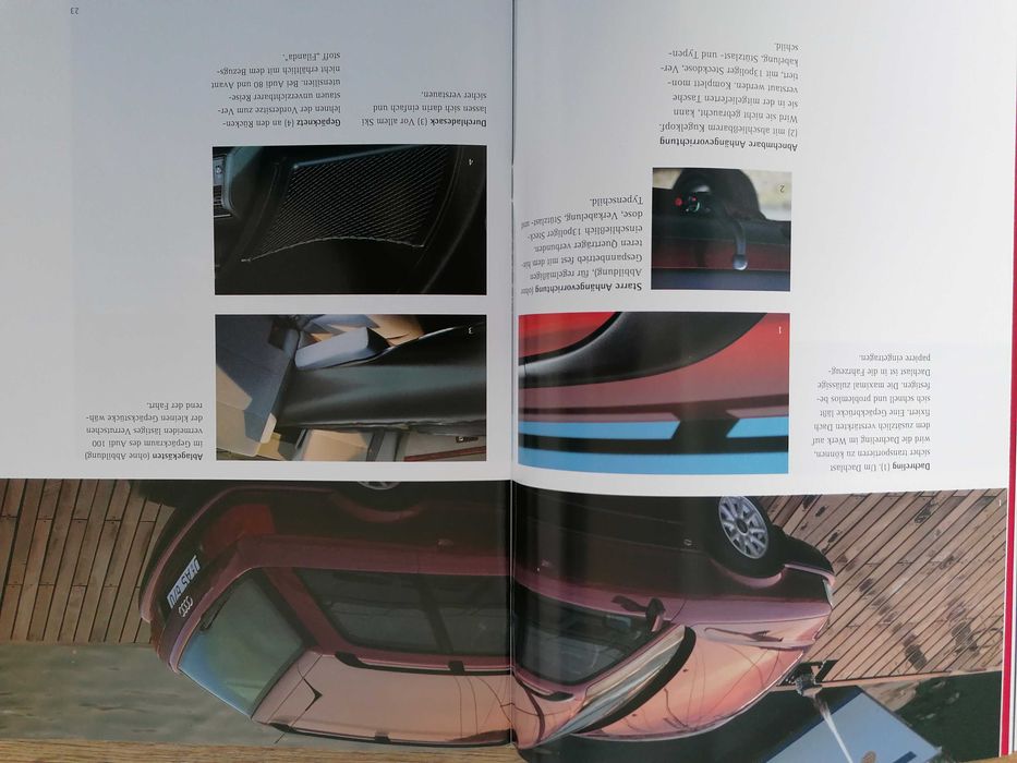 Prospekt Audi wyposażenie dodatkowe.