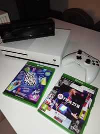 Konsola xbox one S 4K + Kinect + Just Dance 2022 gry + pad