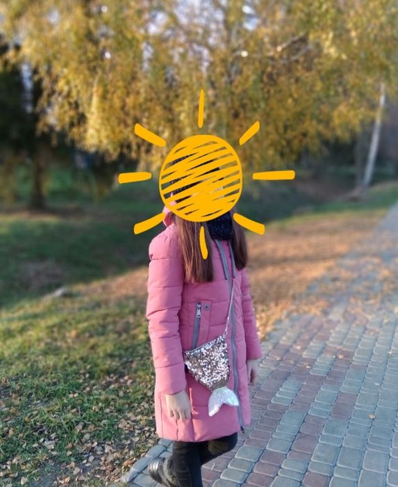 Куртка зимова ( зима ) на дівчинку ( 8-12 років залежно від дитини)