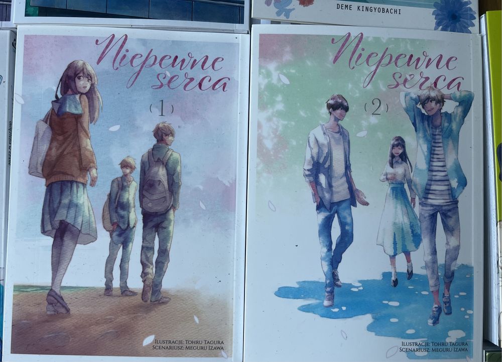 Niepewne serca 1-2 mangi shoujo nowe