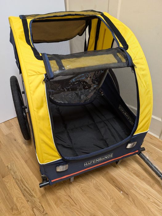 Hafenbande Przyczepka Rowerowa Jogger 2w1 Cabby L dla Psa do 45Kg DUŻA