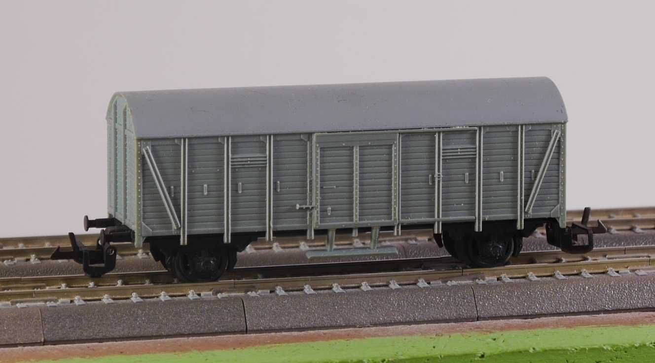 kolejka TT - skład (nr 4) pociągu towarowego - 7 wagonów