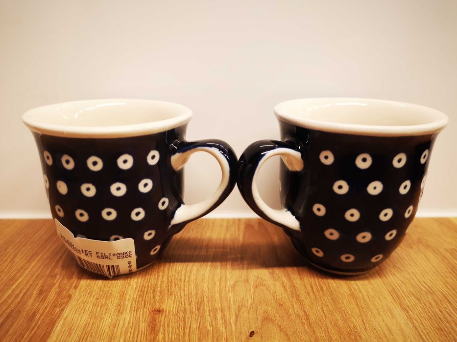 2sztx36zl Nowe filizanki espresso Bolesławiec 6x7cm - sprzedam!