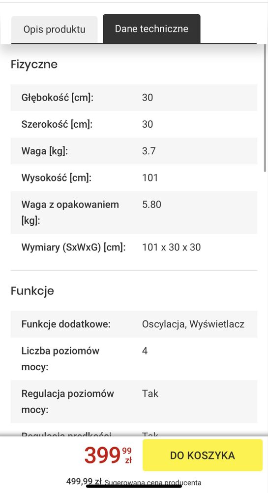 Wiatrak Wentylator GÖTZE & JENSEN FN750