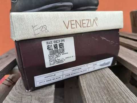 Buty Mokasyny VENEZIA 4611 czarne r. 42 NOWE