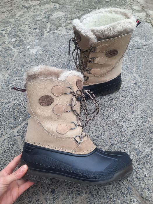 зимние непромокаемые сапоги Olang чоботи снегоходы с валенком 40-41