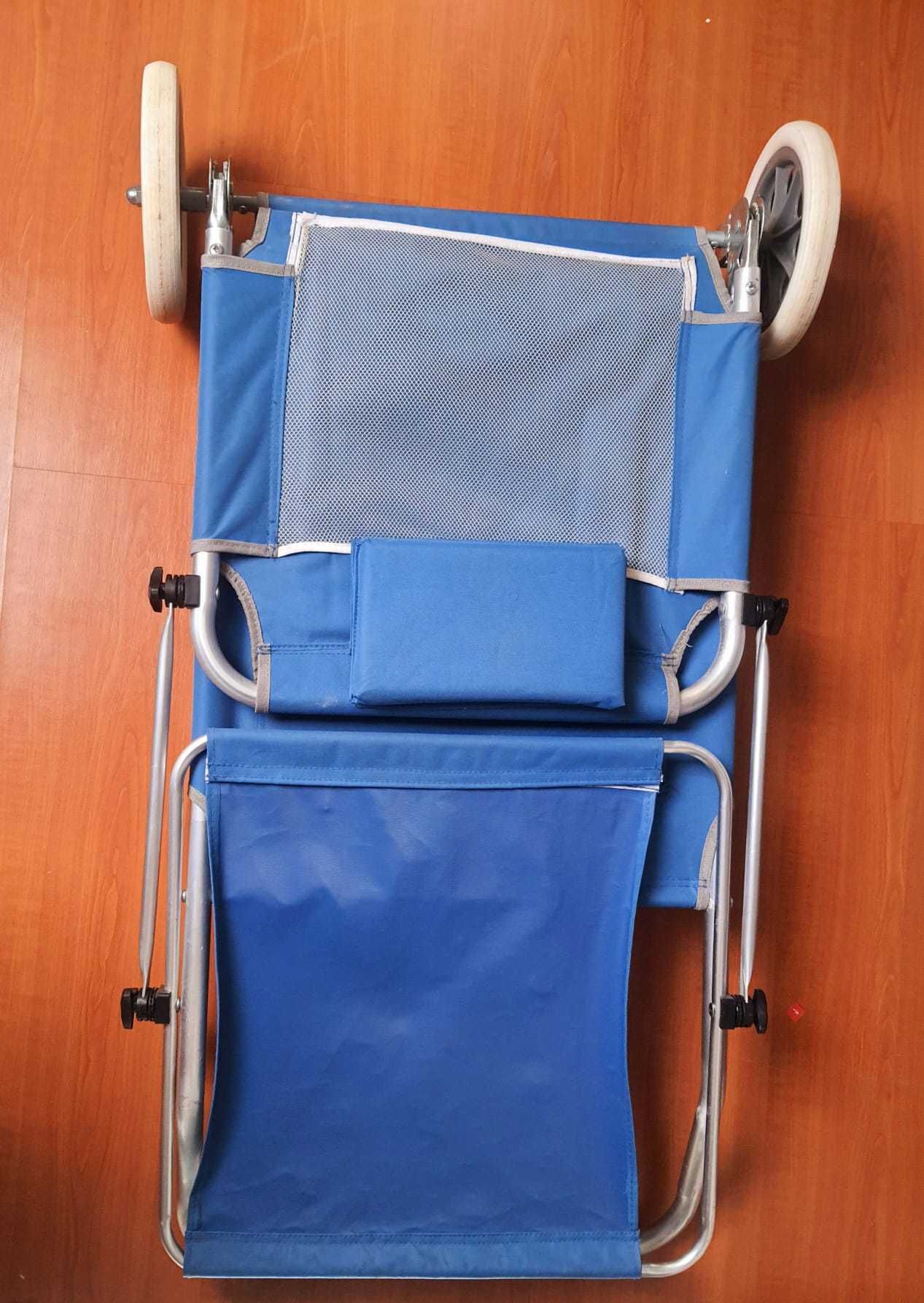 Cadeira praia com rodas entrego grátis