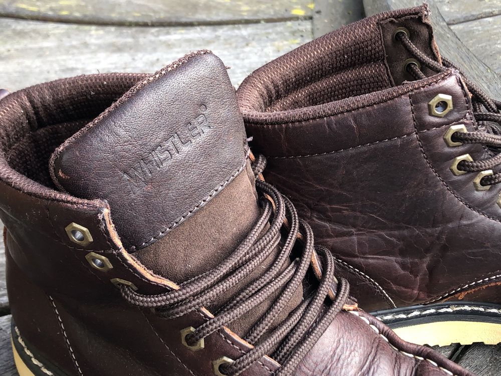 Крутые и очень качественные кожаные ботинки сапоги 26см.Whistler