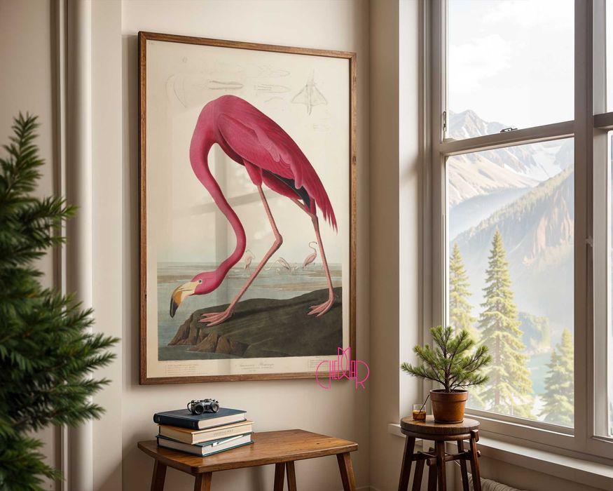 Plakat Amerykański Flaming