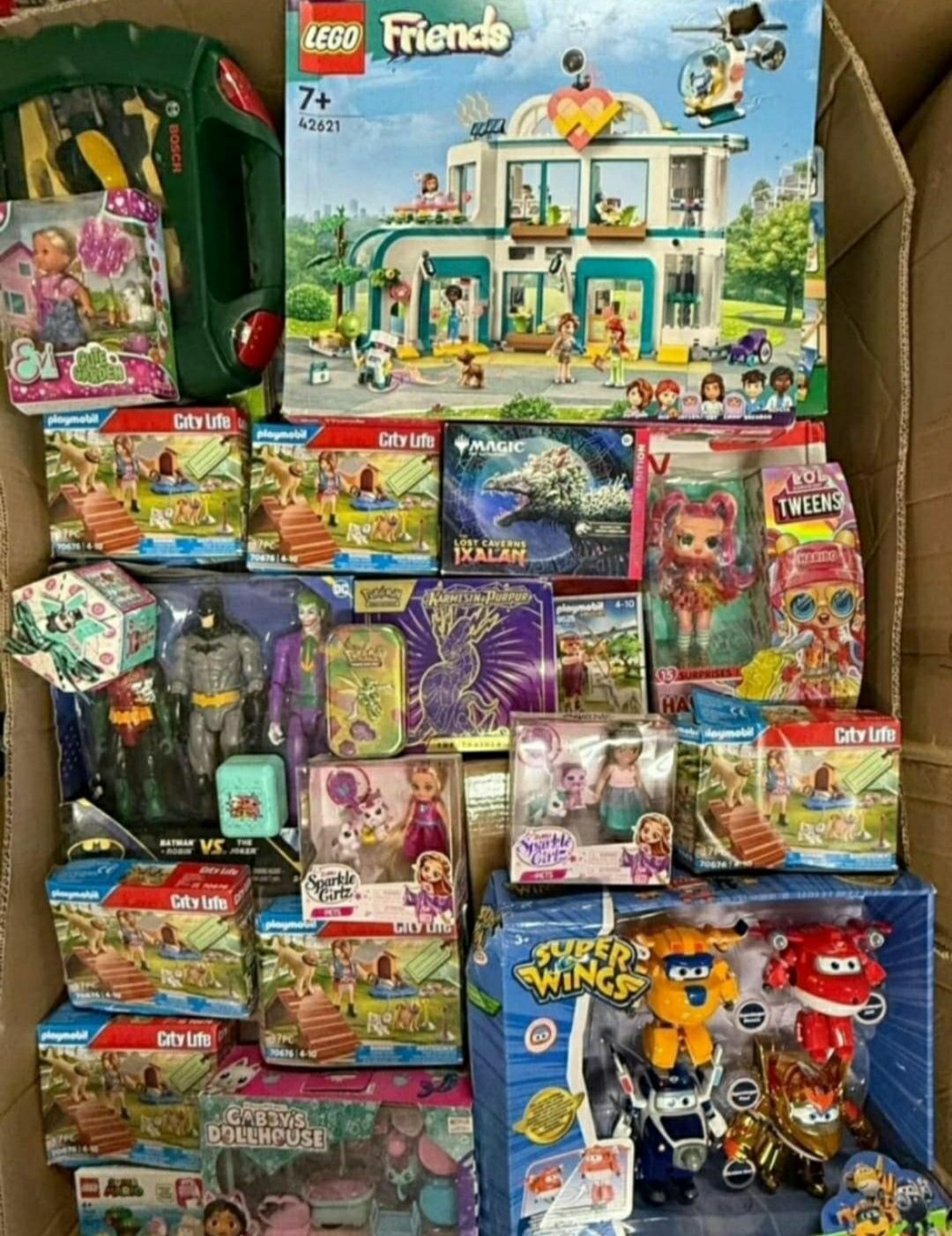 Zestaw Zabawek Karton Mix Box Kat A NOWE LEGO Hot Wheels Harry Potter