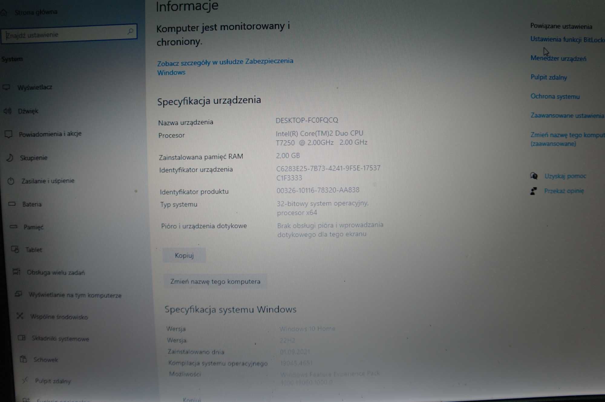 Laptop Dell 17" sprawny