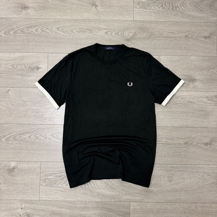 НОВА Футболка Фред Перрі Fred Perry Ringer Laurel Wreath, L, Оригінал