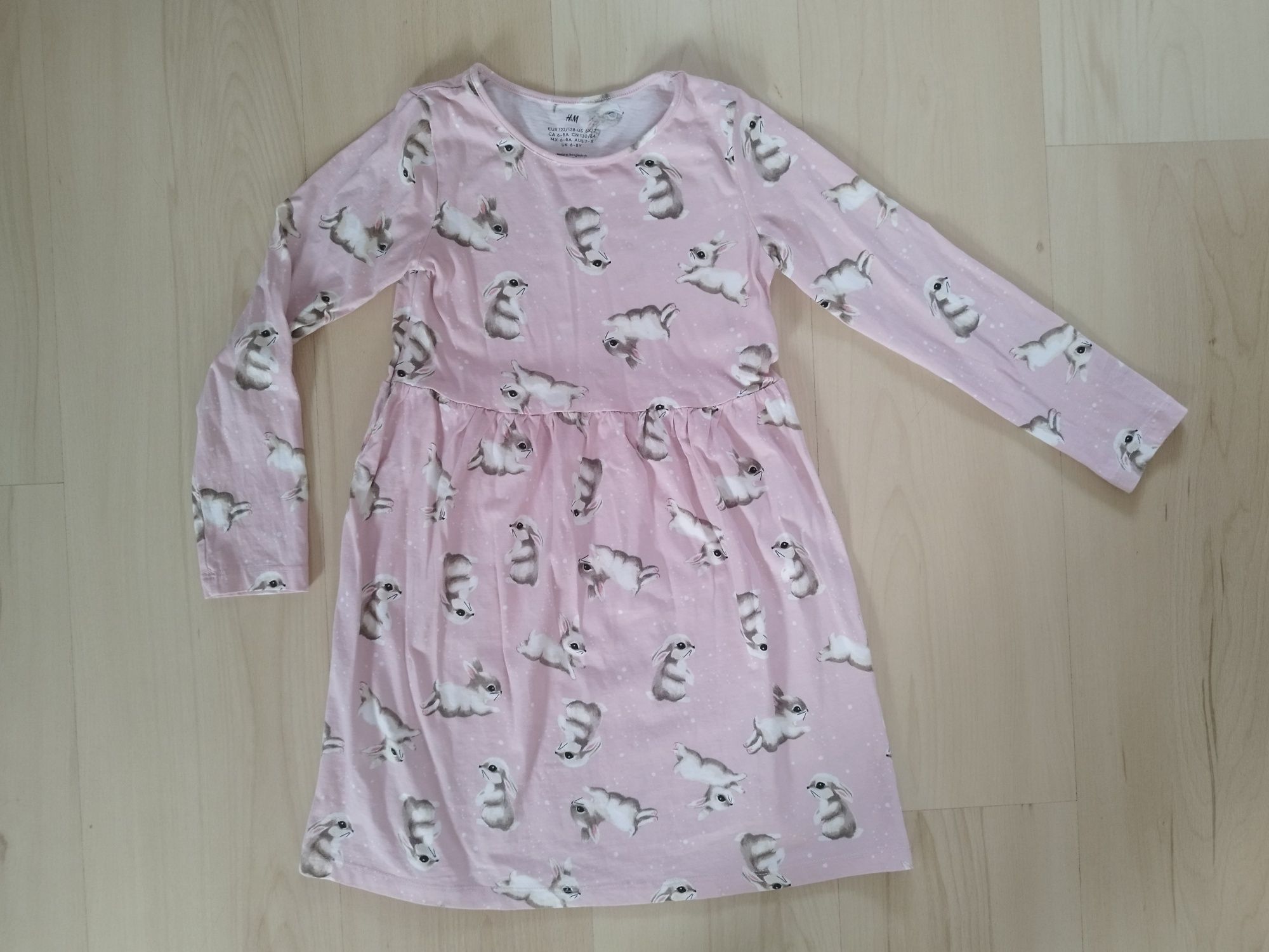Paka ubranek dla dziewczynki 122 jak nowe H&M, Sinsay