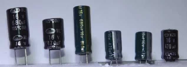 zestaw kondensatorów naprawa dekodera, głowic NBOX BSKA/BSLA/BZZB/BXZB