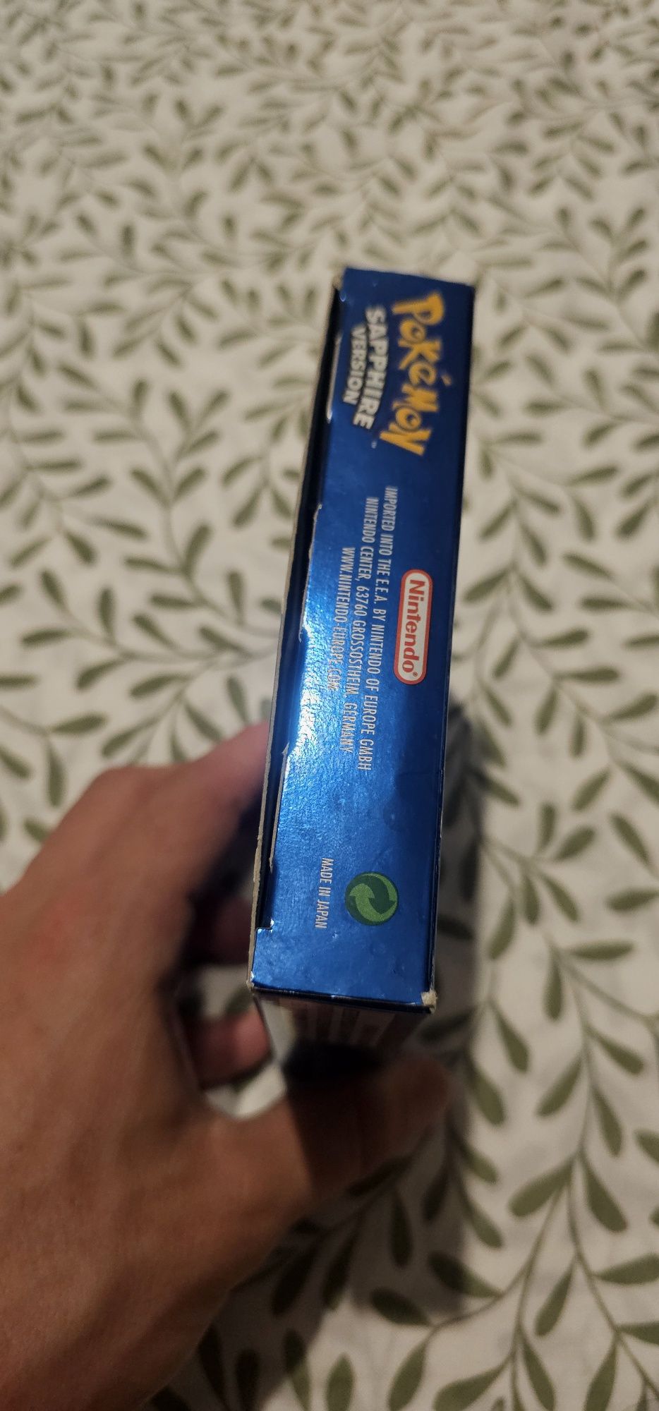Pokemon Sapphire CIB - Estado quase perfeito