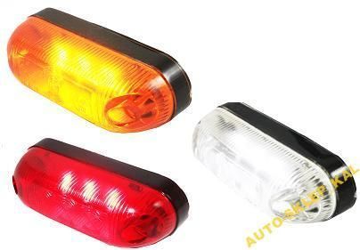 OBRYSÓWKA DIODOWA OWALNA CZERWONA ŻÓŁTA BIAŁA Pols