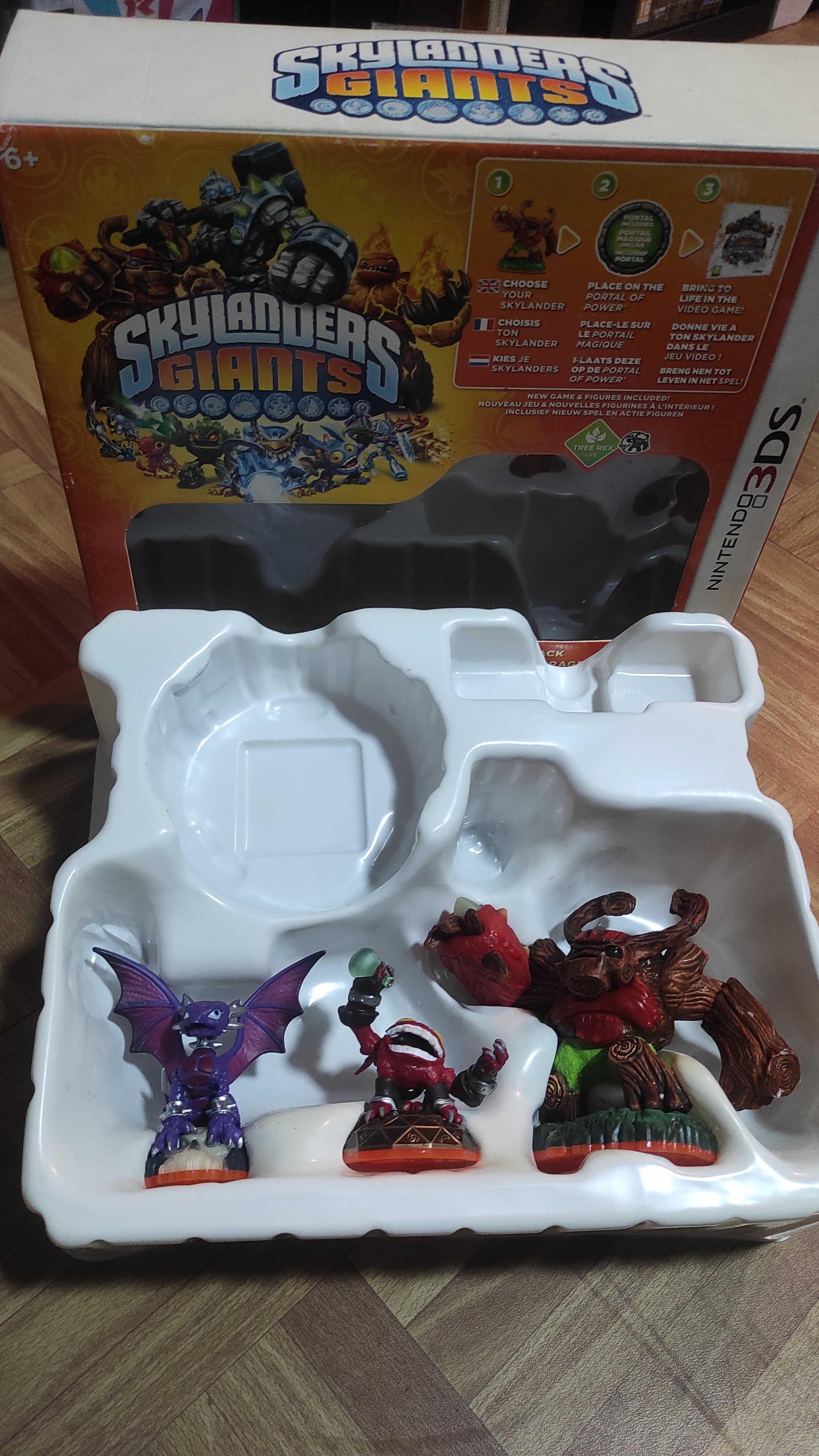 3x Figuras Skylanders Giants Nintendo 3ds