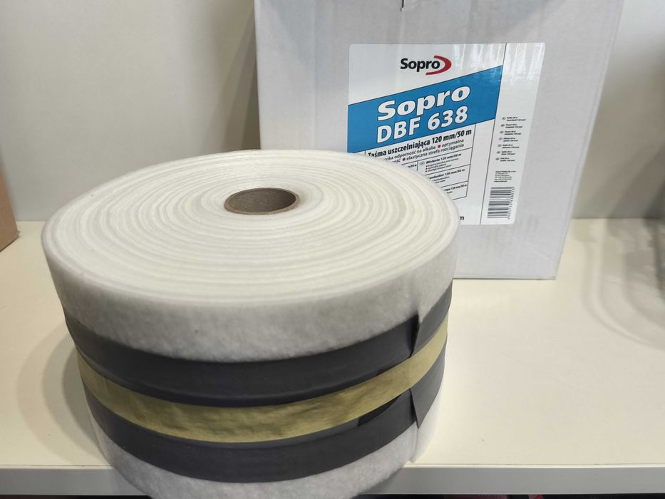 Taśma uszczelniająca SOPRO DBF 638 hydroizolacja pod płytki 12cm/50 mb