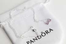Pandora підвіска Рожевий бант
