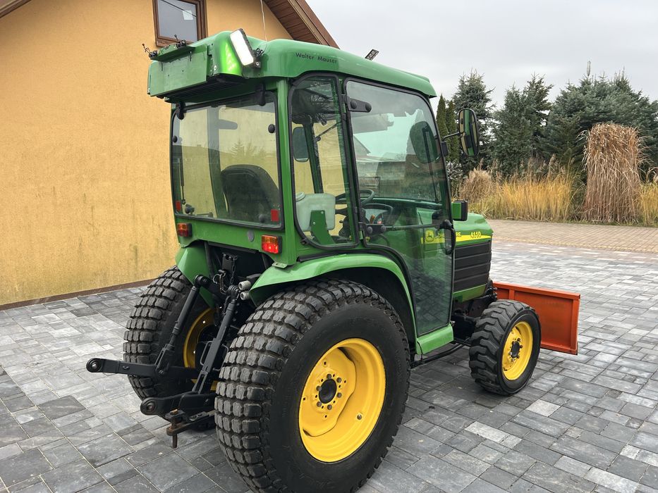 Traktor Ciągnik komuralny ogrodniczy Plug do śniegu John deere 4410