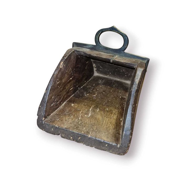 Estribo Antigo Cavalo Madeira Metal – Peça Única