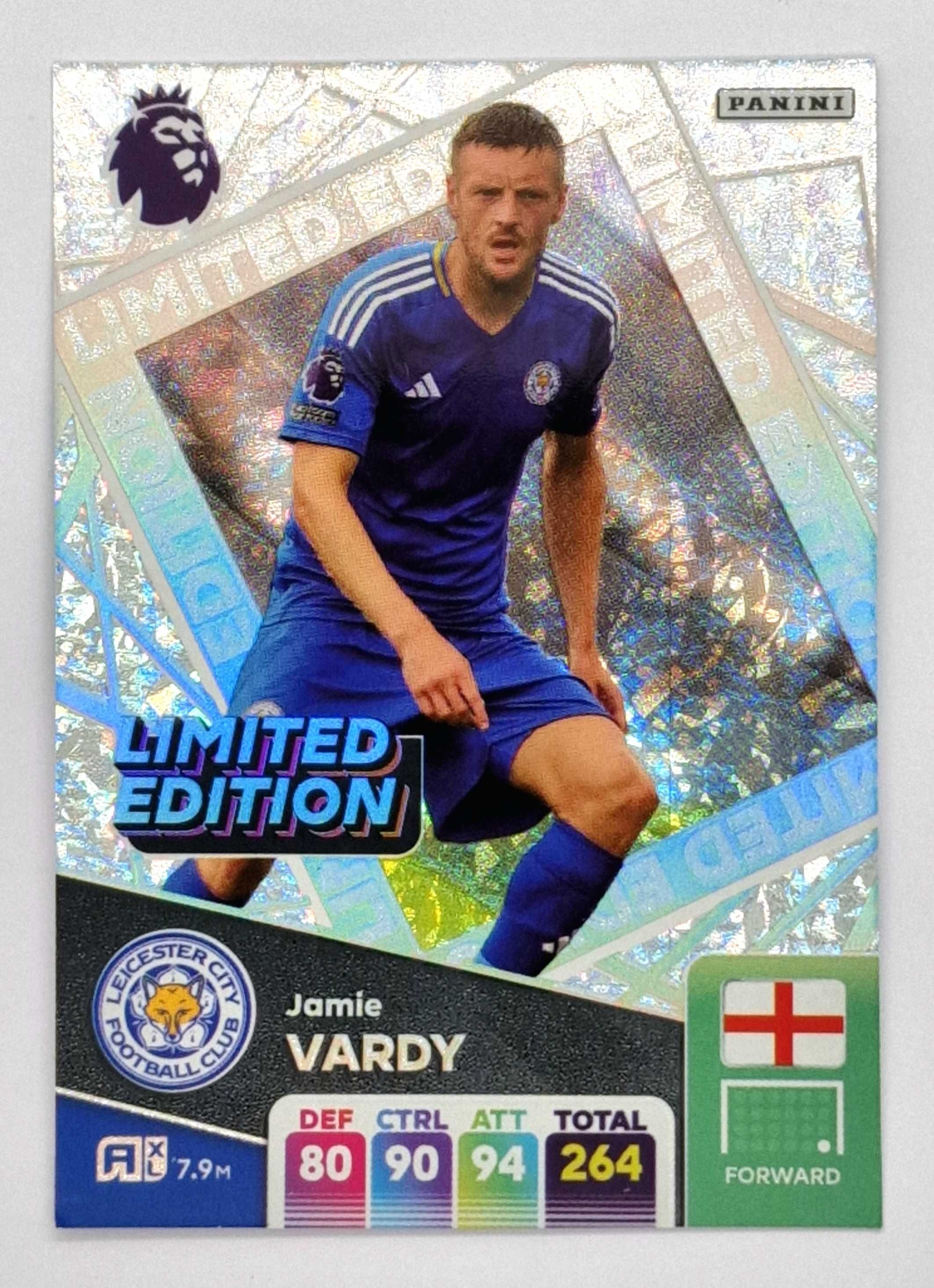 Panini PREMIER LEAGUE 2025 Limited Edition Jamie VARDY Laicester City