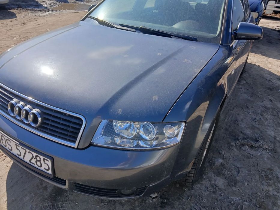 audi a4 b6 LX7Z maska zderzak lampa grill błotnik drzwi zbiornik paliwa szyba lusterko