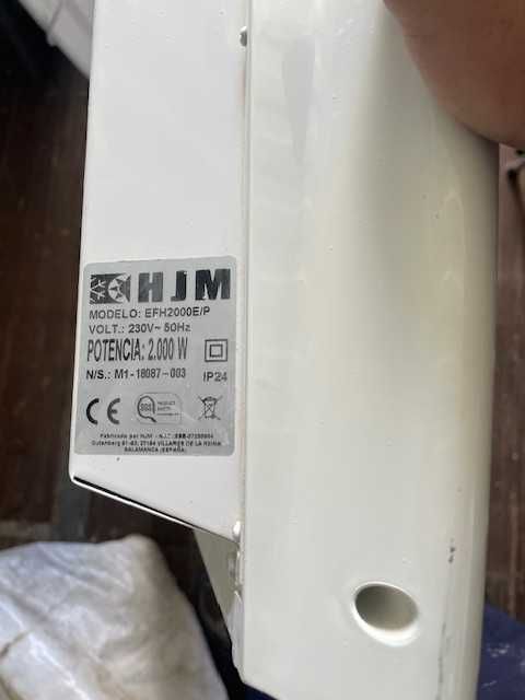Emissor térmico HJM EFH BRANCO 2000W