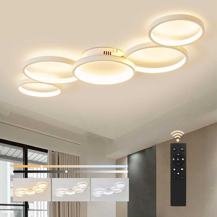 Oświetlenie sufitowe LED do salonu