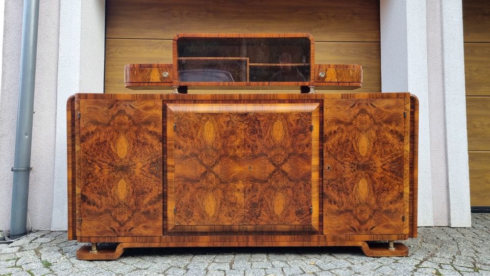 Bufet Orzechowy Art Déco Lata 30te XXw Kraków Design