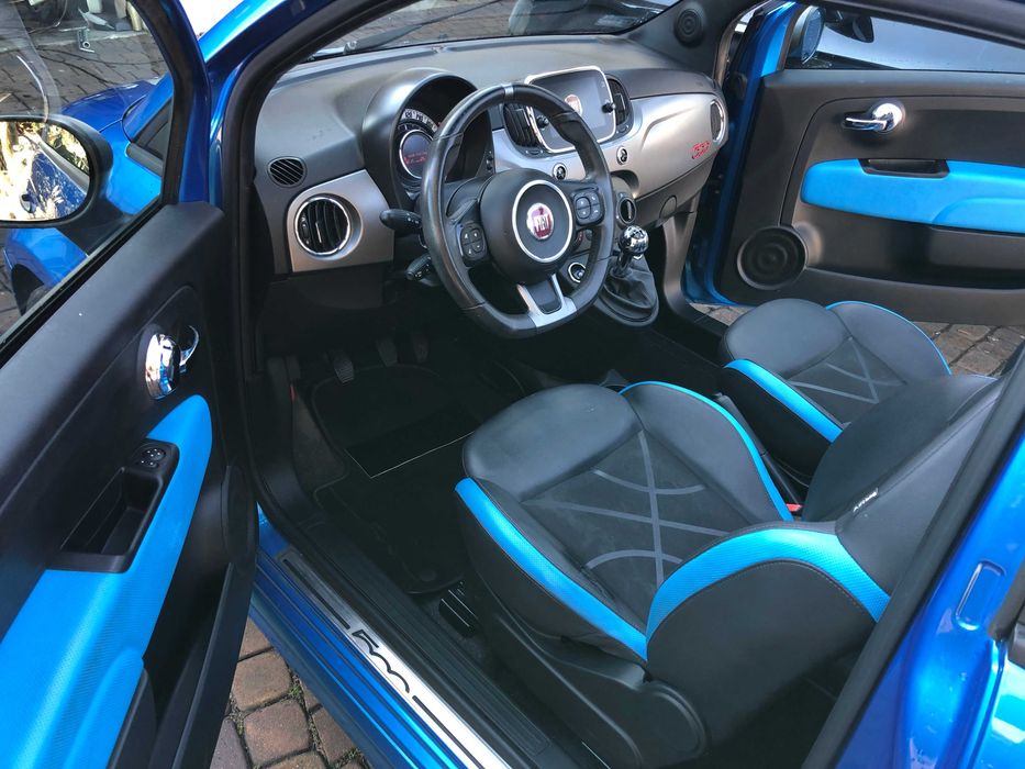 Abarth-Fiat 500S-1.3 JTD-2018rSport Cabrio KliNaviSkórAlum16Xeon Iwłaś