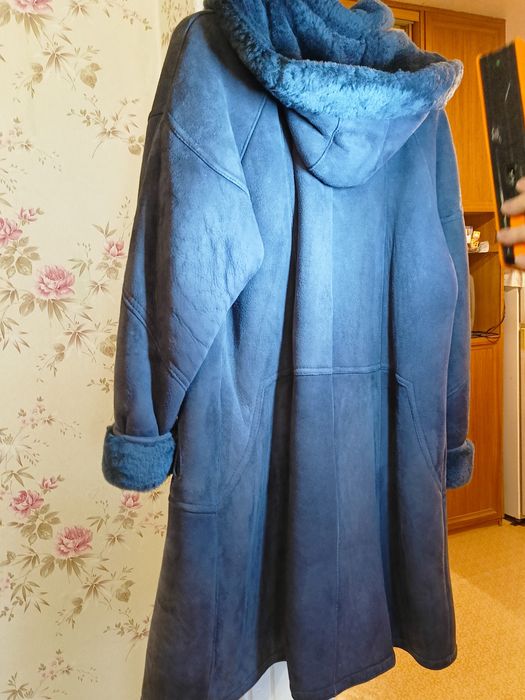 Дубленка жіноча. Натуральна шкіра. Розмір 56