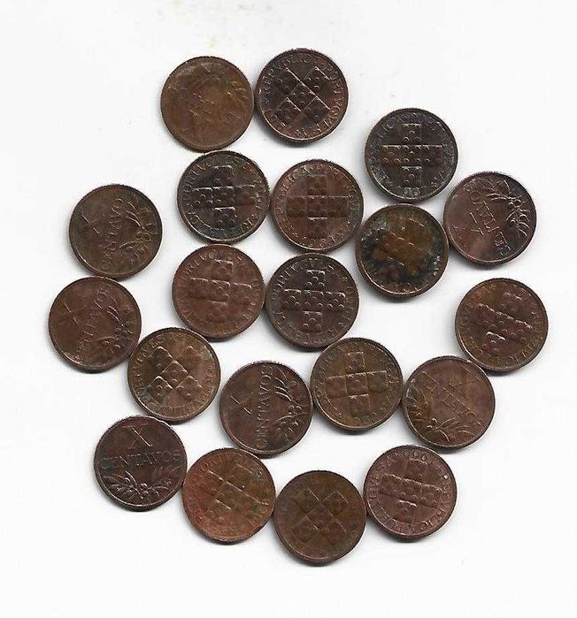 20 Moedas de X Centavos Várias Datas.