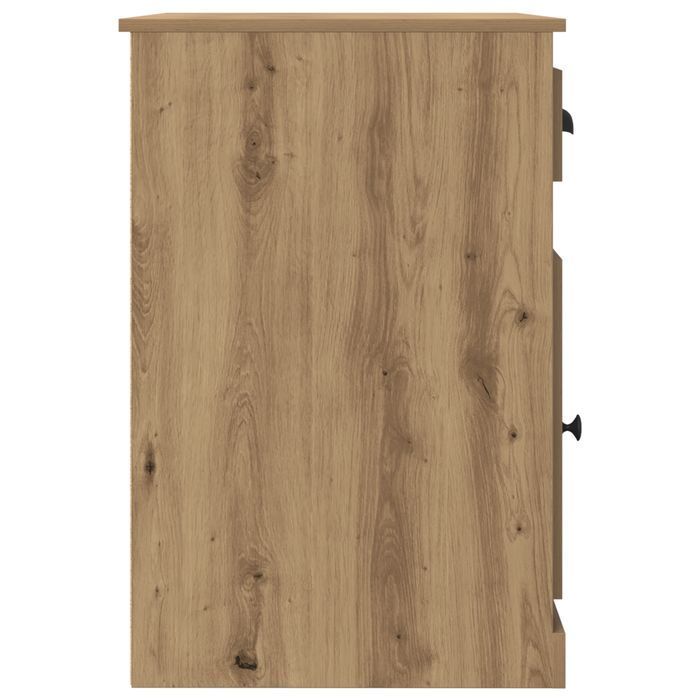 Biurko Vidaxl Dąb Artisan z Przechowywaniem 50x115 cm