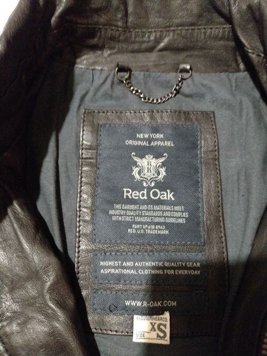 Casaco de Couro Red Oak Homem