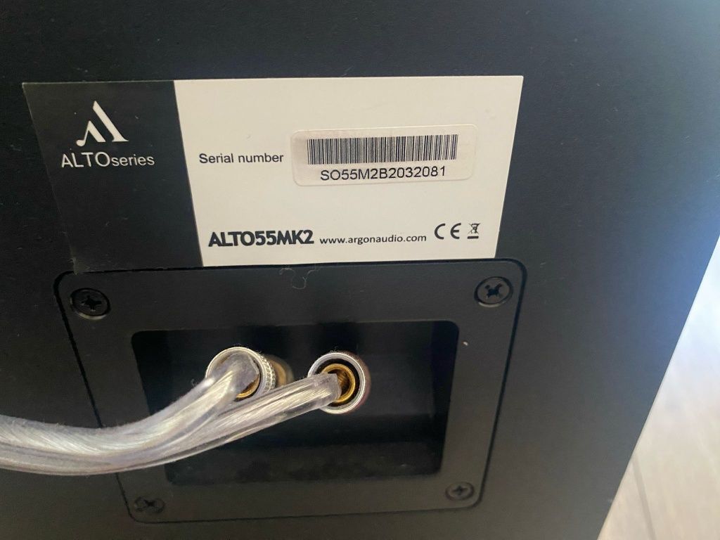 Zestaw stereo, Kolumny Alto 55, wzmacniacz argon sa1, argon audio stre