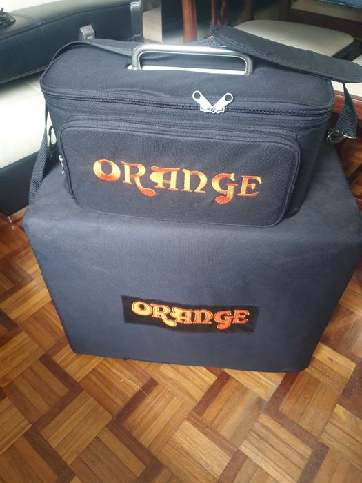 Amplificador Orange Dual Terror e coluna