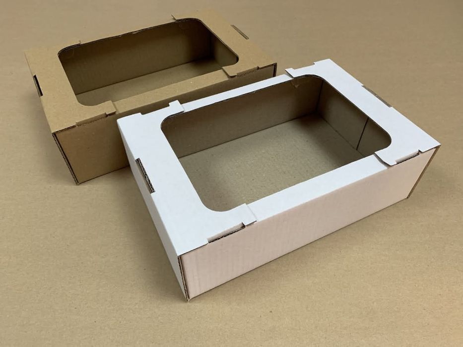 Гофрокартон двошаровий рулонах картон коробки лотки ящики тара гофра