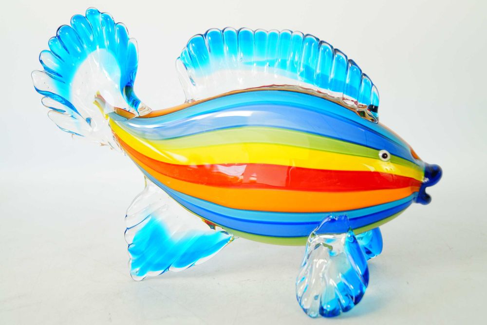 Figura Murano style RYBA rybka kolorowa